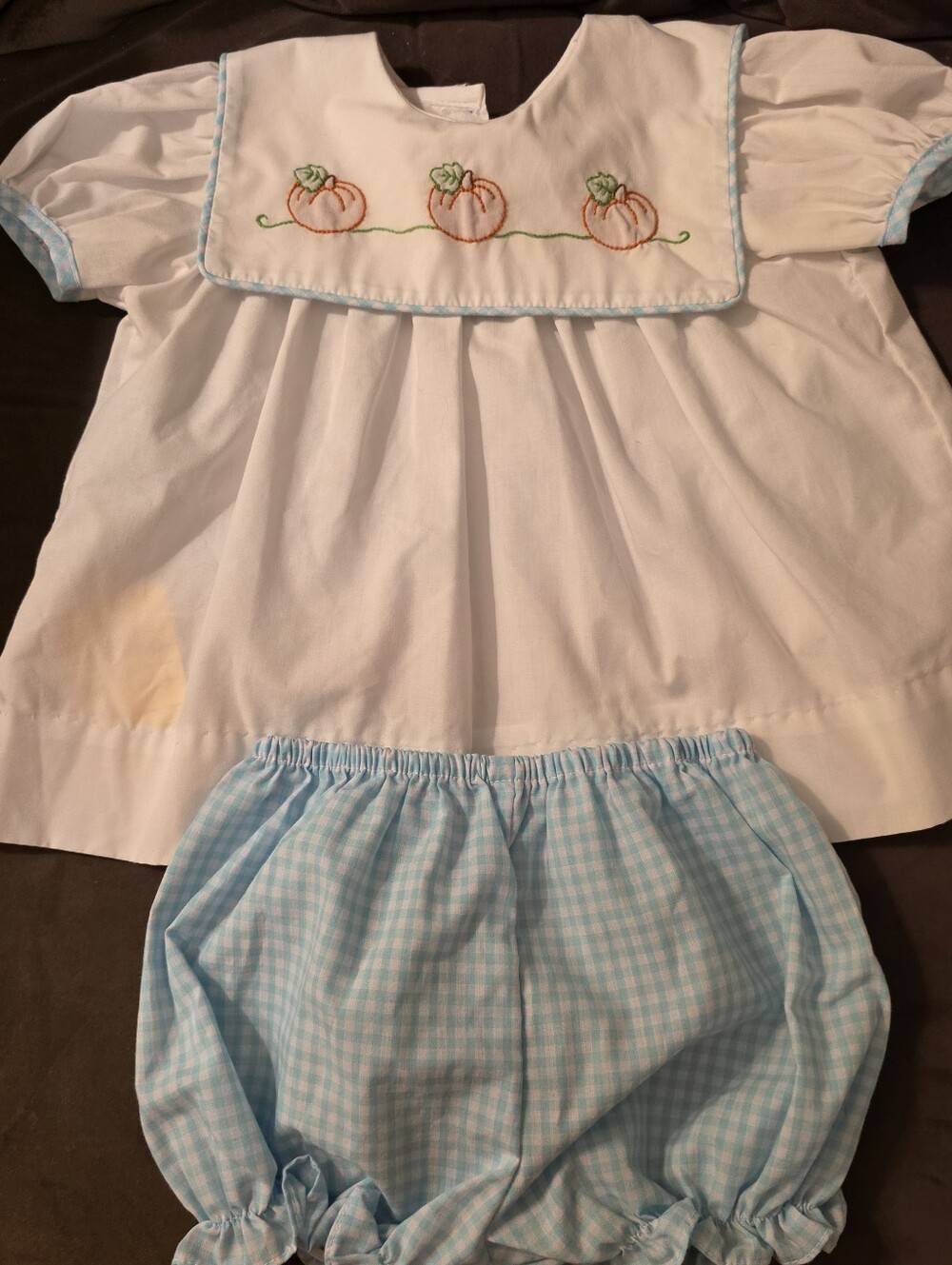 Cecil And Lou 12 Month 2 Pc Pumpkin Set